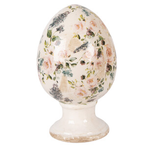 Ou Paste decorativ multicolor ceramica Ø 15x24 cm