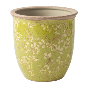 Ghiveci flori ceramica multicolora Summer Ø 15x15 cm
