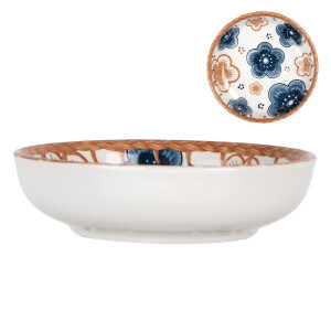Set 2 boluri ceramica multicolora 10x3 cm, 50 ml