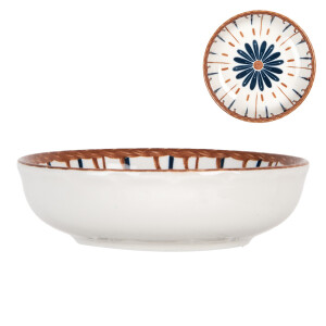 Set 2 boluri ceramica multicolora 10x3 cm, 50 ml