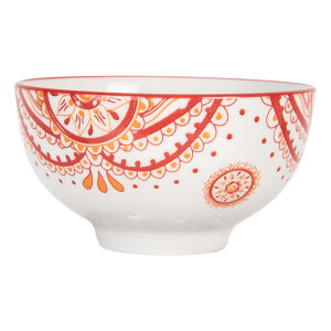 Set 2 boluri ceramica multicolora 9x5 cm, 125 ml