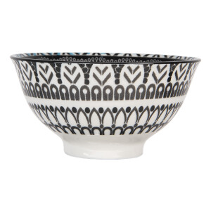 Set 2 boluri ceramica multicolora 9x5 cm, 125 ml