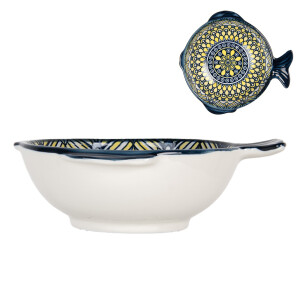 Bol ceramica multicolora 15x14x5 cm, 200 ml