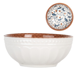 Set 2 boluri ceramica multicolora 10x4 cm, 100 ml