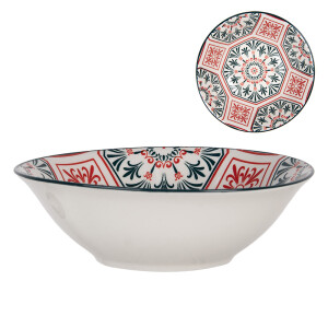 Set 2 boluri ceramica multicolora 15x5 cm, 350 ml