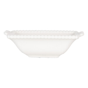 Bol ceramica alba 9x6x3 cm / 25 ml
