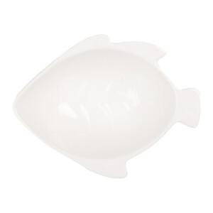 Bol Peste ceramica alba 12x9x4 cm / 75 ml