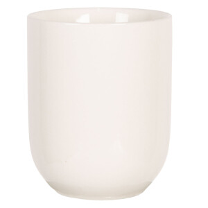 Set 6 cani portelan alb 6x8 cm, 100 ml