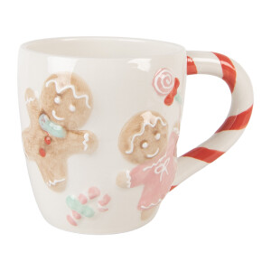 Cana Turta Dulce ceramica multicolora 14x9x10 cm / 350 ml
