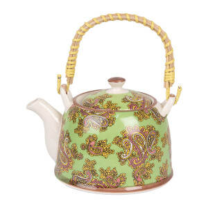 Ceainic cu infuzor ceramica multicolora 18x14x12 cm, 800 ml