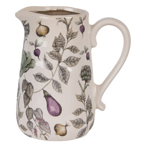Carafa decorativa ceramica multicolora Legume 21x15x23 cm