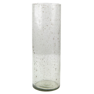 Set 2 vaze sticla transparenta 10x30 cm