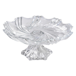Platou sticla transparenta 23x11 cm