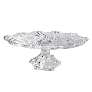 Platou sticla transparenta 36x20x13 cm