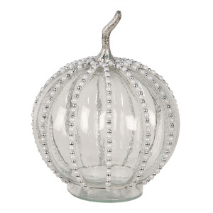 Dovleac decorativ sticla transparenta 20x27 cm