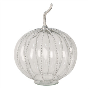 Dovleac decorativ sticla transparenta 25x33 cm