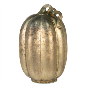 Dovleac decorativ sticla aurie 17x27 cm