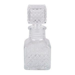 Set 2 sticlute decorative 4x4x11 cm, 50 ml