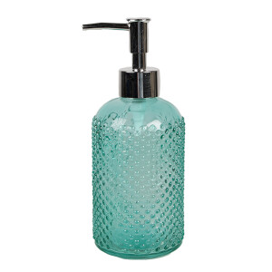 Dozator sapun sticla verde 9x19 cm, 400 ml