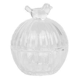 Zaharnita sticla transparenta Ø 8x10 cm