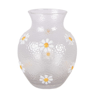 Vaza flori sticla multicolora Margarete Ø 13x16 cm