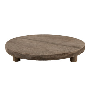 Suport ghiveci flori lemn maro 33x6 cm