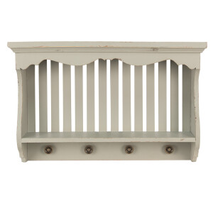 Raft suspendabil mdf alb antichizat 51x13x35 cm