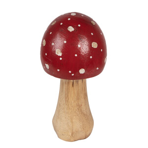 Ciupercuta decorativa lemn 6x13 cm