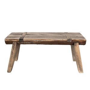 Suport ghiveci flori lemn maro 38x17x17 cm