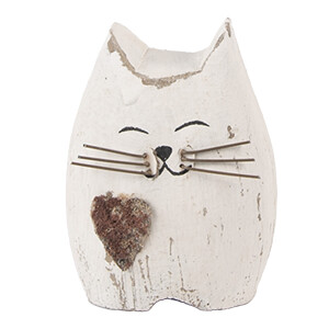 Figurina Pisicuta lemn 6x4x7 cm