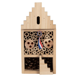 Casuta insecte lemn maro 12x7x25 cm