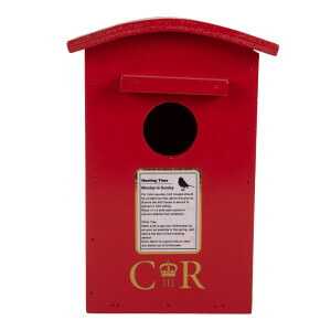 Casuta Pasari lemn multicolor 14x12x21 cm