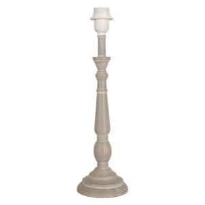 Baza veioza lemn maro 13x45 cm, E27