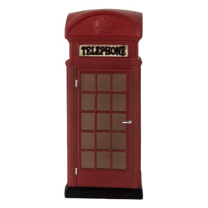 Lampa veghe camera copii polirasina multicolora Cabina Telefonica 10x10x23 cm