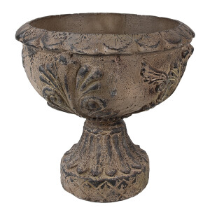 Ghiveci flori ceramica maro 36x35 cm