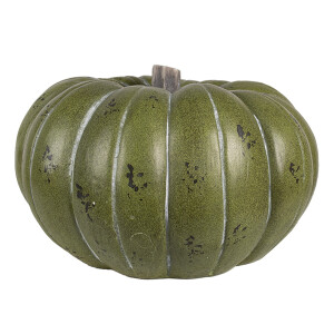 Dovleac decorativ ceramica verde 35x21 cm