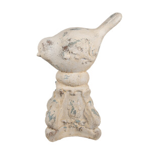 Figurina Pasare ceramica bej vintage 33x21x47 cm