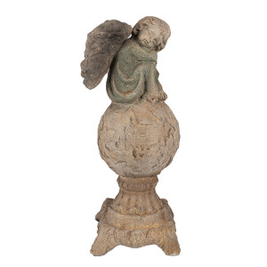 Figurina Inger ceramica verde maro 18x17x44 cm