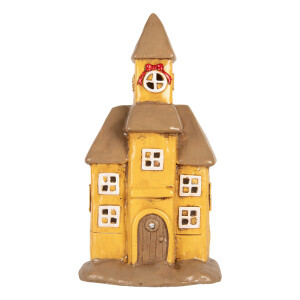 Candela Casuta Craciun ceramica multicolora 23x17x43 cm