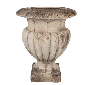 Ghiveci flori ceramica bej Ø 30x35 cm