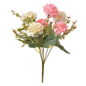 Buchet flori artificiale multicolore 15x10x30 cm