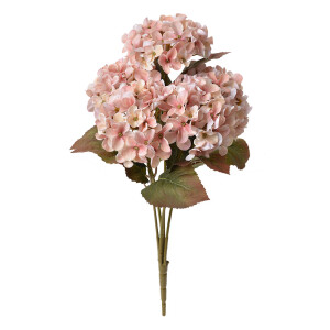 Buchet Hortensii artificiale roz verzi 18x16x44 cm