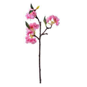 Set 3 crengute Flori Cires 16x8x38 cm