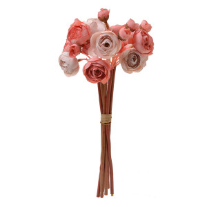 Buchet Bujori artificiali rosii 10x27 cm