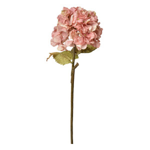 Hortensie artificiala roz verde 10x10x55 cm