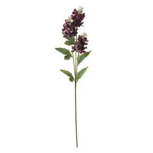 Floare artificiala violet verde 12x5x71 cm
