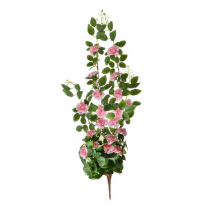 Floare artificiala roz verde 25x15x87 cm