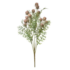 Floare artificiala roz verde 16x16x47 cm
