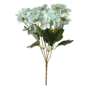 Buchet flori artificiale verzi 16x12x30 cm
