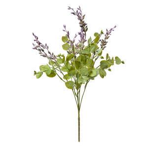 Planta artificiala violet verde 12x12x51 cm